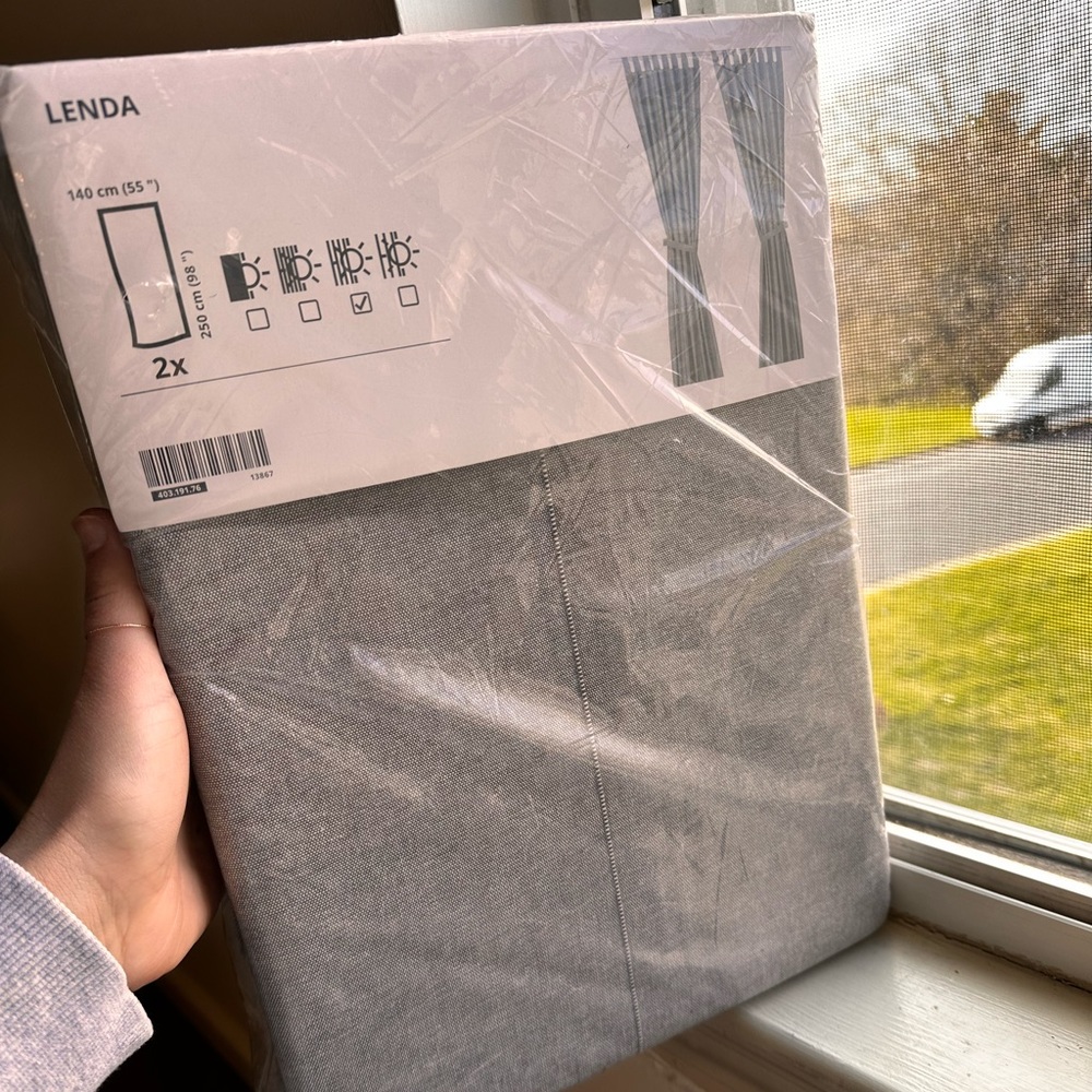 IKEA cotton curtains